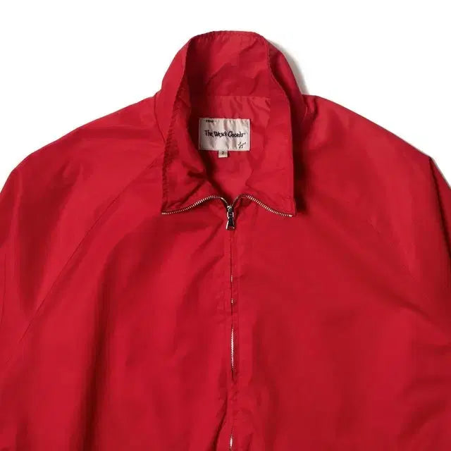 [BUNJANG] The Raw Cows Silky Gabardine Blouson Jacket Blue Red Size 2 / 더뤡코즈 실키개버딘  자켓 블루종 레드  2사이즈