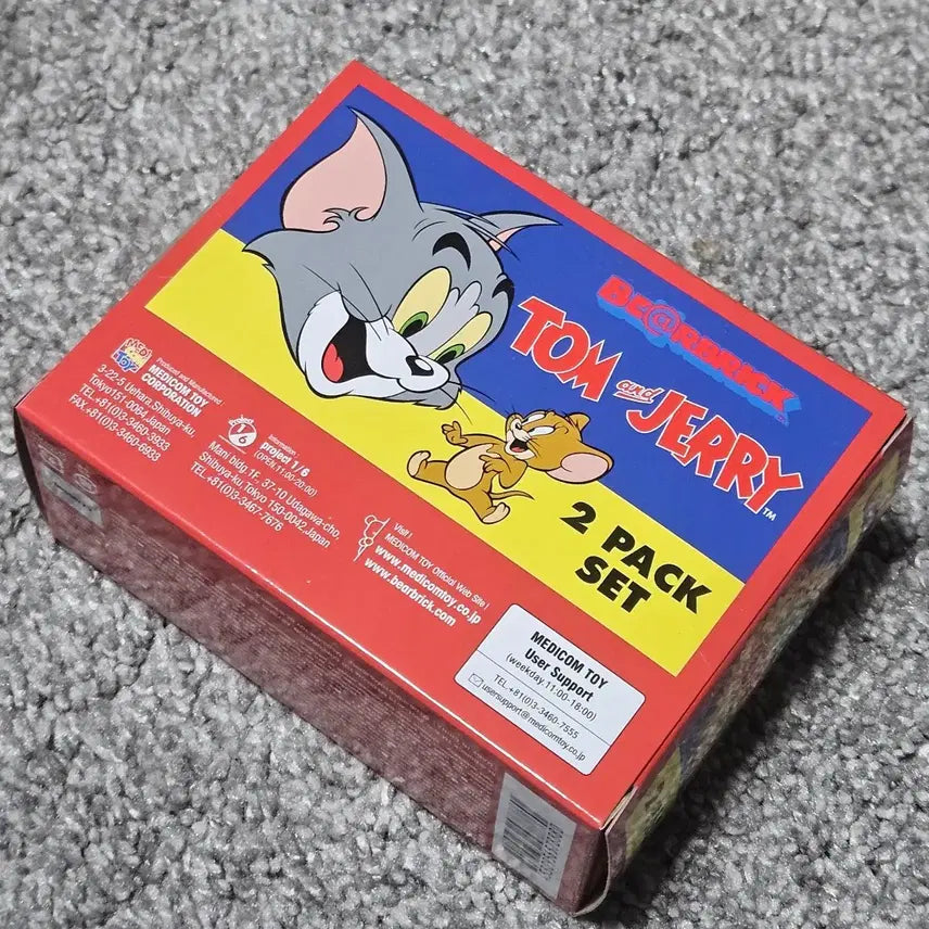 [BUNJANG] Medicom Toy Tom and Jerry Bearbrick 100% Set / 택포 8) 톰과제리 베어브릭 100% 세트