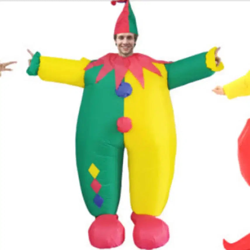 [BUNJANG] Clown Air Suit Costume / 할로윈 코스튬 삐에로 에어슈트