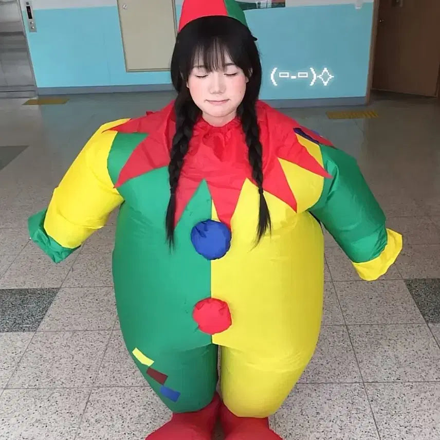 [BUNJANG] Clown Air Suit Costume / 할로윈 코스튬 삐에로 에어슈트