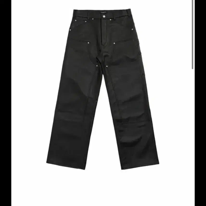 [BUNJANG] FROMWITH Archive Leather Work Pants / [3] 파프롬왓 파아카이브 레더 워크팬츠