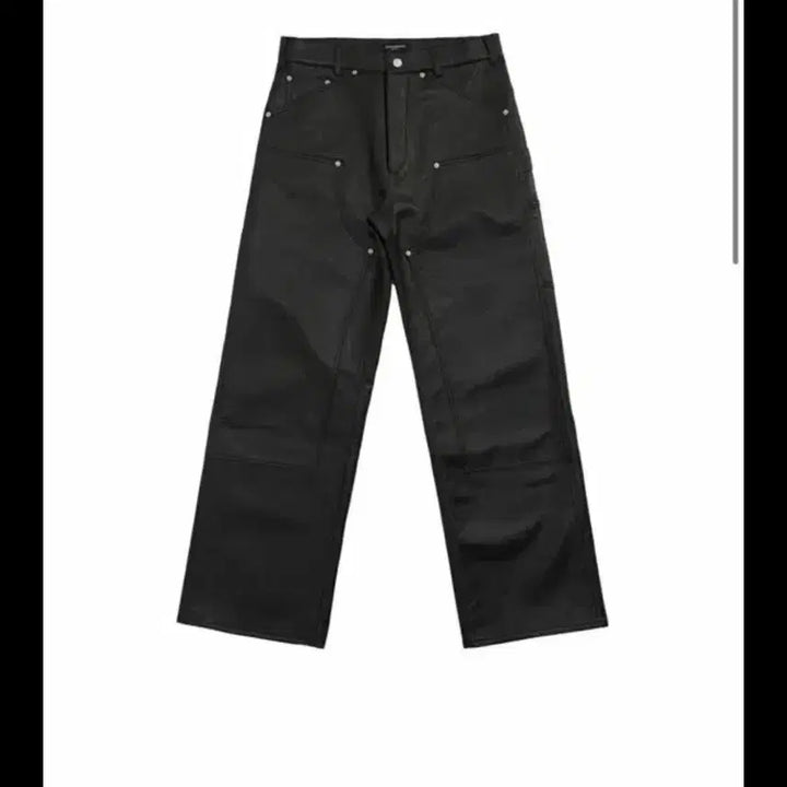[BUNJANG] FROMWITH Archive Leather Work Pants / [3] 파프롬왓 파아카이브 레더 워크팬츠