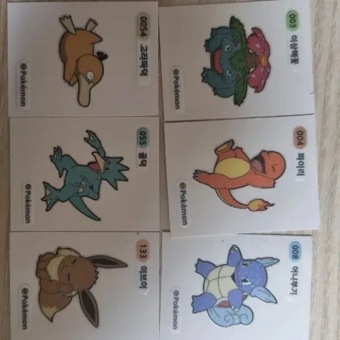[BUNJANG] Pokemon Sticker Collection / 포켓몬 인기띠부씰 모음