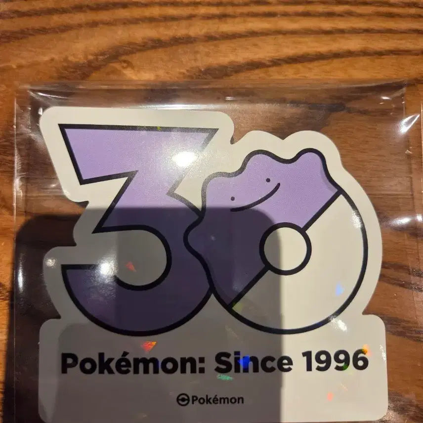 [BUNJANG] Pokemon 30th Anniversary Sticker (Ditto) / 포켓몬 30주년 기념 스티커(메타몽)