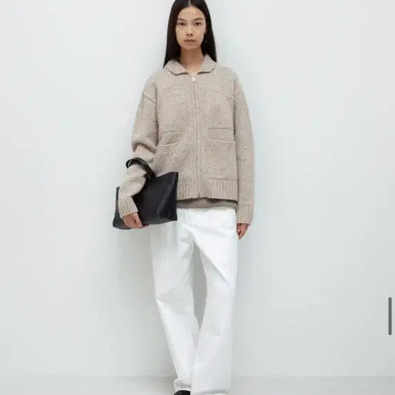[BUNJANG] Necessary Wide Bag Medium Black / 네세서리 와이드 백 미디움