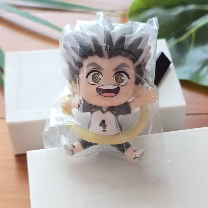 [BUNJANG] Haikyuu!! Bokuto Kōtarō Ring Mascot Keychain (Unsealed) / (단순개봉) 하이큐 링 마스코트 보쿠토 코타로 키링 가챠