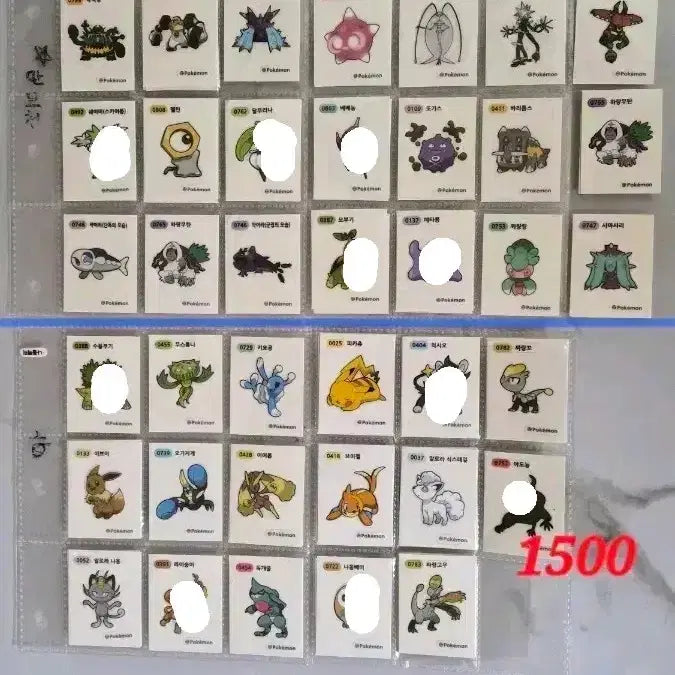 [BUNJANG] Pokemon 30th Anniversary Special Edition Sticker Set / 30주년뉴포켓몬아트워크띠부씰