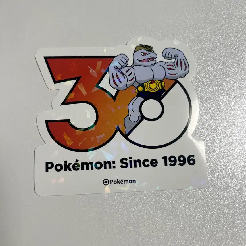 [BUNJANG] Pokemon 30th Anniversary Machamp Sticker / 괴력몬 포켓몬 30주년 스티커 올리브영