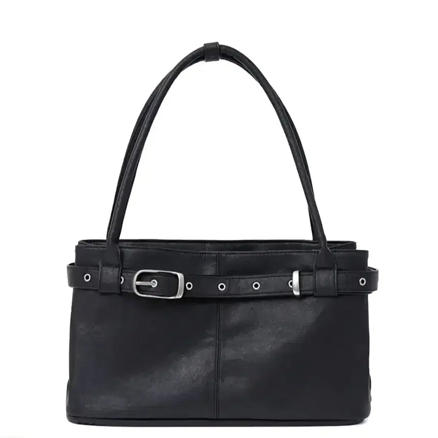 [BUNJANG] Yeomim Belted Boat Bag Black / 여밈 벨티드 보트백 블랙