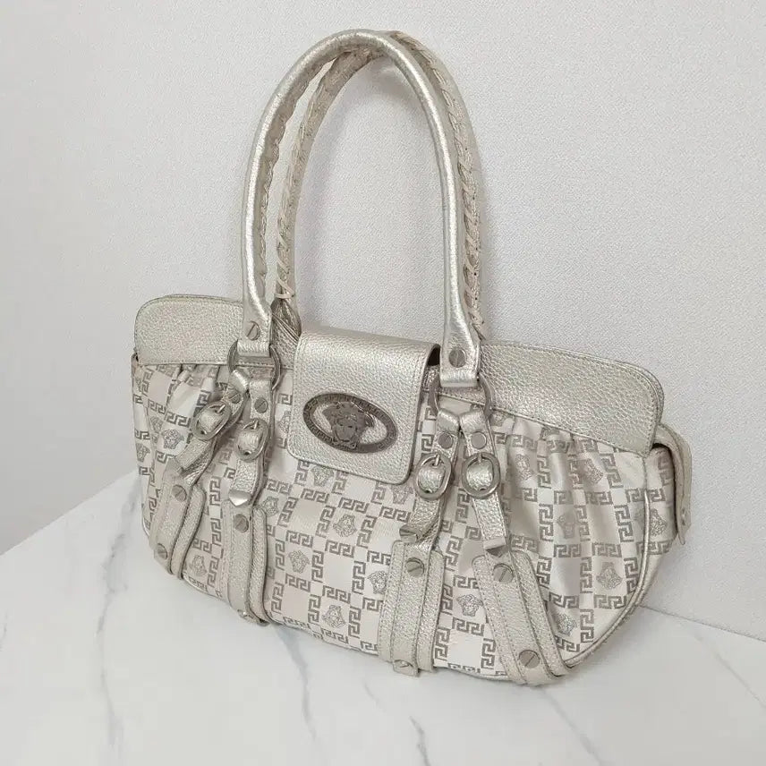 [BUNJANG] Versace Medusa Buckle Shoulder Bag / 베르사체 메두사 버클 숄더백 y2k