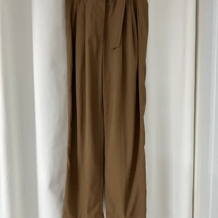[BUNJANG] SYSTEM Brown Wide Slacks / [여성] SYSTEM 브라운 와이드 슬랙스