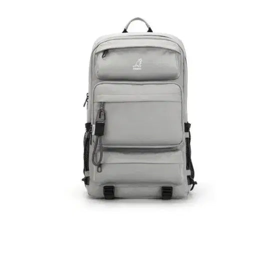 [BUNJANG] Kangol Glamping Medium Backpack Gray / 캉골 글램핑 미디엄 백팩 회색 가방[새제품]