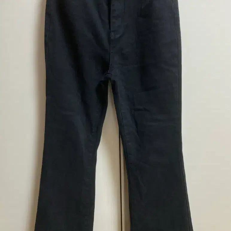 [BUNJANG] Black Cotton Bootcut Pants (M) / 에이블리- 검정 면바지 부츠컷 바지