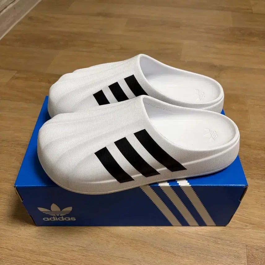 [BUNJANG] Adidas Adifom Superstar Mule Cloud White 275 / 아디다스 아디폼 슈퍼스타 뮬 클라우드 슬리퍼 화이트 275
