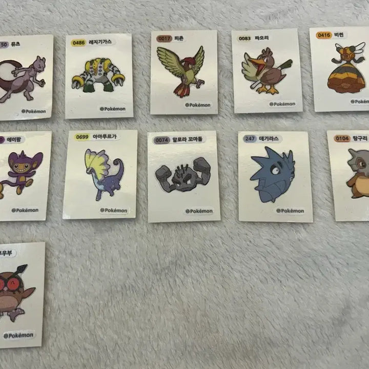 [BUNJANG] Pokemon Sticker Mewtwo / 포켓몬스터 포켓몬 띠부띠부씰