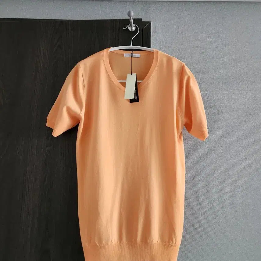[BUNJANG] Miseonce Short-Sleeve Knit Top (Free Size) / 새상품) 미센스 반팔 니트 FREE