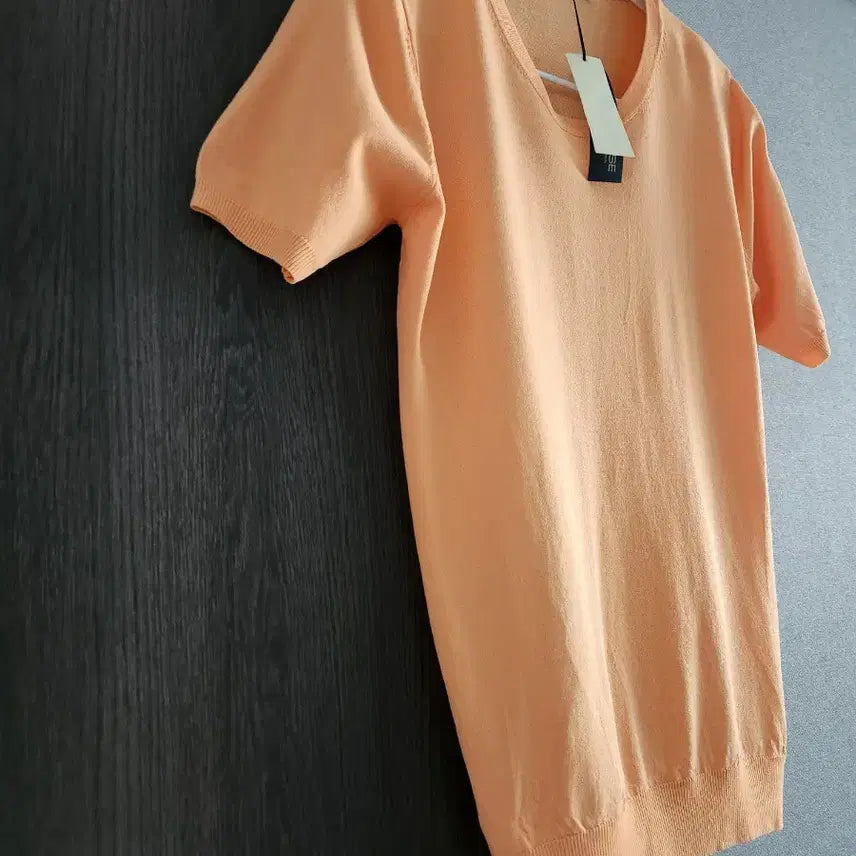 [BUNJANG] Miseonce Short-Sleeve Knit Top (Free Size) / 새상품) 미센스 반팔 니트 FREE