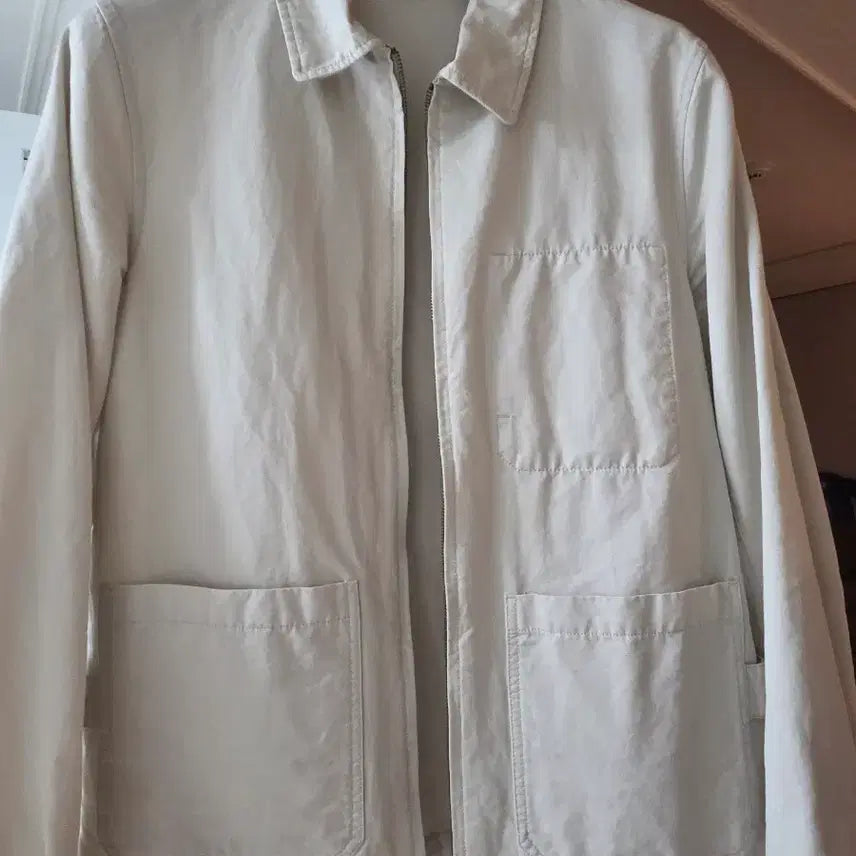 [BUNJANG] Epigram Ivory Cotton Jacket L / 에피그램 아이보리 면자켓 L