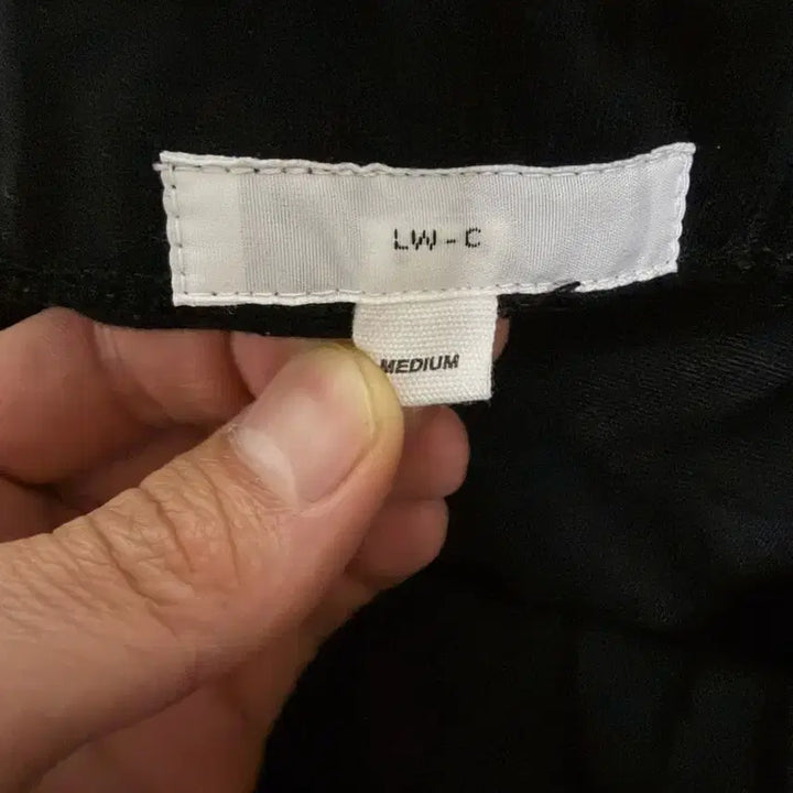 [BUNJANG] Ladywhite Drawstring Pants Black M / 레이디화이트 드로우스트링 팬츠 블랙 M