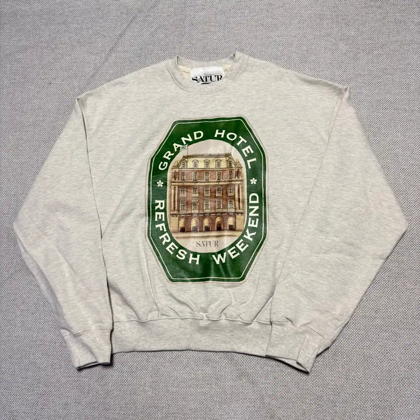 [BUNJANG] SATUR Grand Hotel Sweatshirt / SATUR 세터 맨투맨