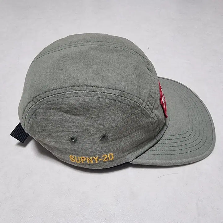 [BUNJANG] Supreme Box Logo Washed Camp Cap Military Washed Olive / 슈프림 박스로고 캠프캡 모자 밀리터리 워시드 올리브