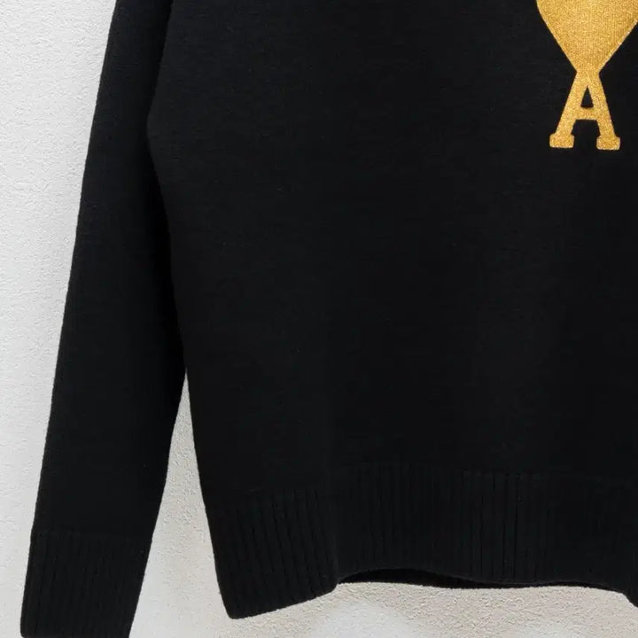 [BUNJANG] AMI Gold Heart Virgin Wool Knit Turtleneck / 아미 골드하트 버진울 니트 터틀넥 S(95)