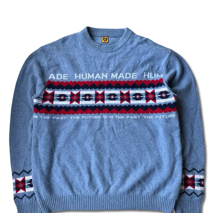 [BUNJANG] Human Made Nordic Jacquard Knit Sweater / 휴먼메이드 노르딕 자카드 니트 스웨터