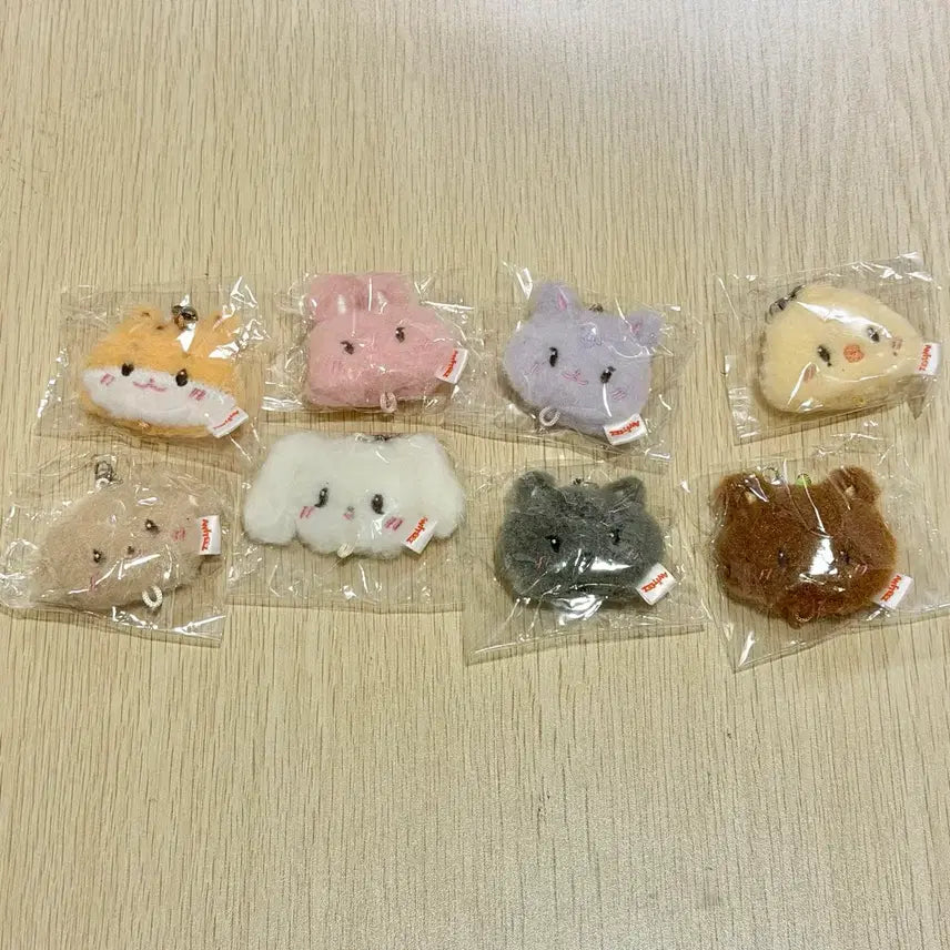 [BUNJANG] ATEEZ Aniteez Face Keychain Bundle Set / 애니티즈 줄줄이 페이스 키링 aniteez ateez 에이티즈