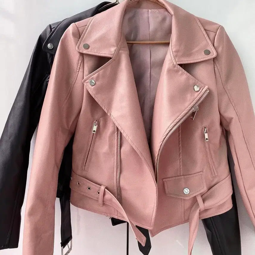 [BUNJANG] Roselyn Pink Rider Jacket / [급처] 로젤린 핑크 라이더