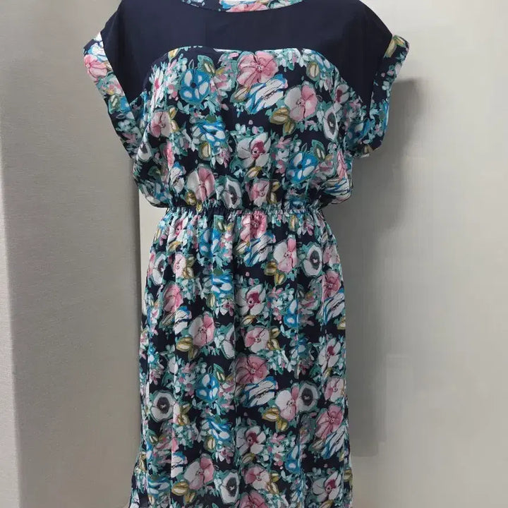 [BUNJANG] Billy Willy Floral Pattern Maxi Dress with Belt / (새상품)빌리윌리 원피스 55