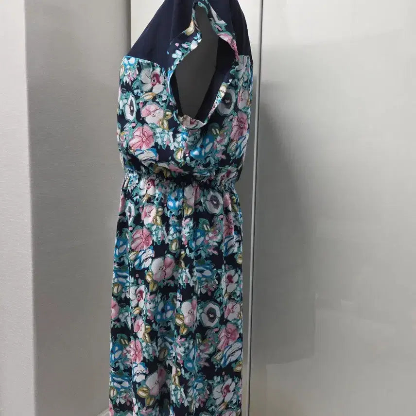 [BUNJANG] Billy Willy Floral Pattern Maxi Dress with Belt / (새상품)빌리윌리 원피스 55