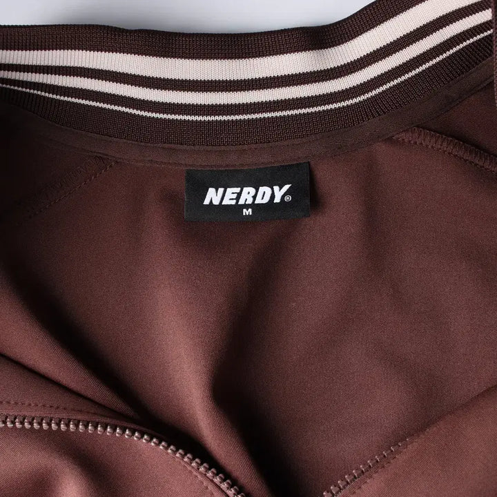 [BUNJANG] NERDY 24SS Logo Piping Training Jacket / (새상품) 널디 24SS 로고 파이핑 트레이닝 재킷