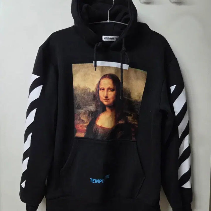 [BUNJANG] Off-White Black Hoodie / 오프화이트 블랙 후드티