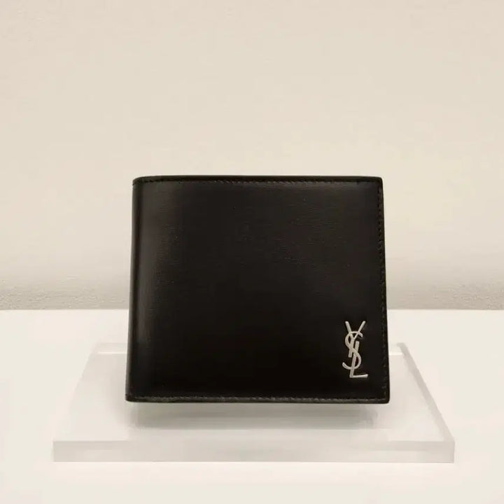 [BUNJANG] Saint Laurent Matelassé Leather Tiny Cassandre East/West Wallet Black / 최상급 생로랑 지갑