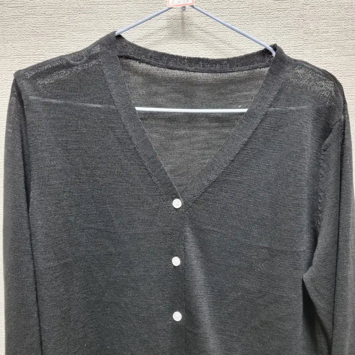 [BUNJANG] V-Neck Knit Cardigan / 사073 브이넥 니트 가디건