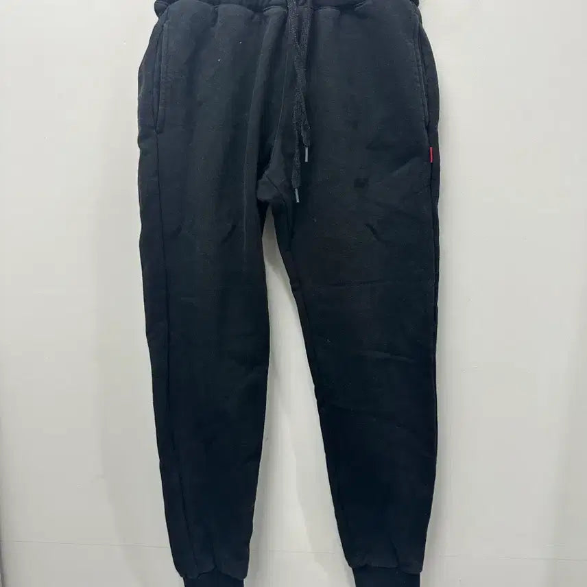 [BUNJANG] Soverment Black Brushed Training Pants L / [만원 아라비아빈티지]소버먼트 블랙 기모 트레이닝 바지 L