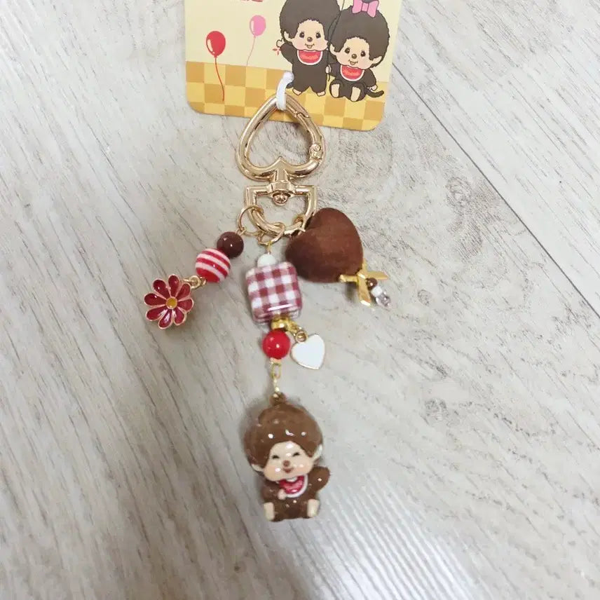 [BUNJANG] Monchhichi Keychain Doll Holder / 몬치치 키링 인형 키홀더