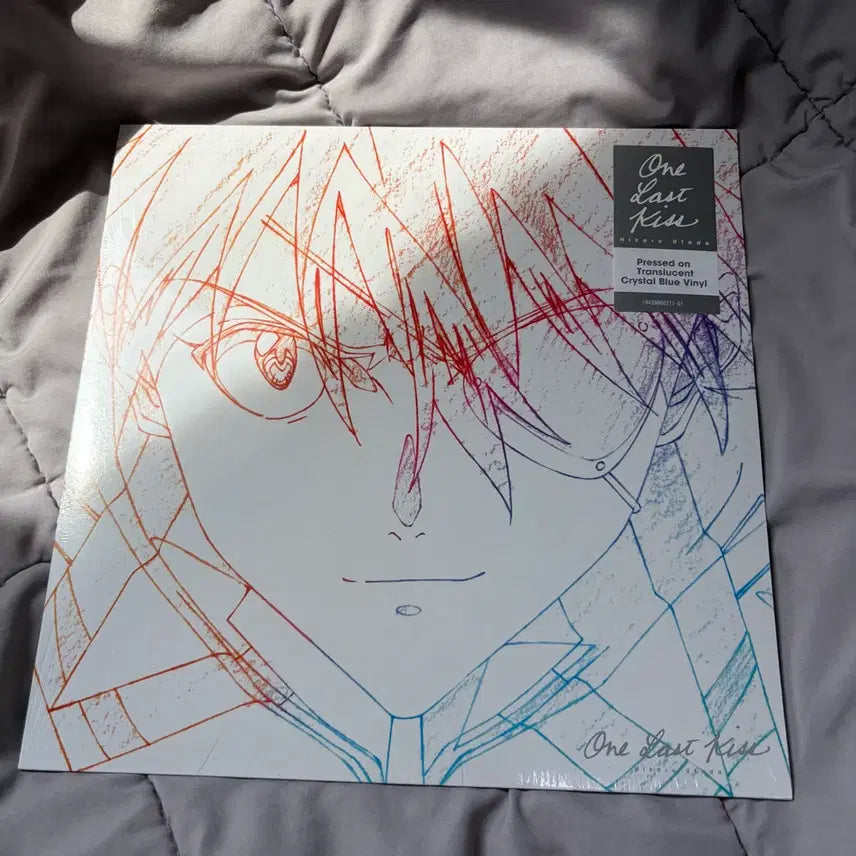 [BUNJANG] Evangelion One Last Kiss Crystal Blue LP (Sealed) / 에반게리온 LP - One Last Kiss 크리스탈 블루 (미개봉)