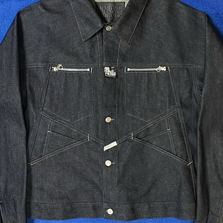 [BUNJANG] Marithe Francois Girbaud Indigo Denim Jacket S / 마리떼 프랑소와 저버 진청 인디고 데님 자켓 S
