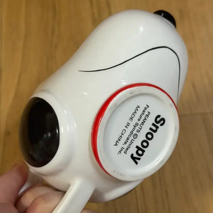 [BUNJANG] Vintage Snoopy Face Mug Cup / 레어) 빈티지 고전 스누피 얼굴 머그컵