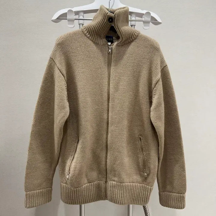 [BUNJANG] BEAMS Zip-Up Knit Sweater (Size M) / BEAMS 빔즈 니트 집업 M사이즈