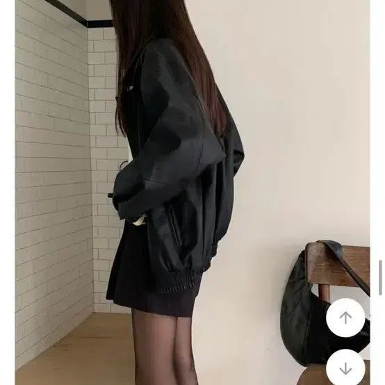 [BUNJANG] Edmore Leather Jacket Black / 에드모어 가죽자켓 블랙