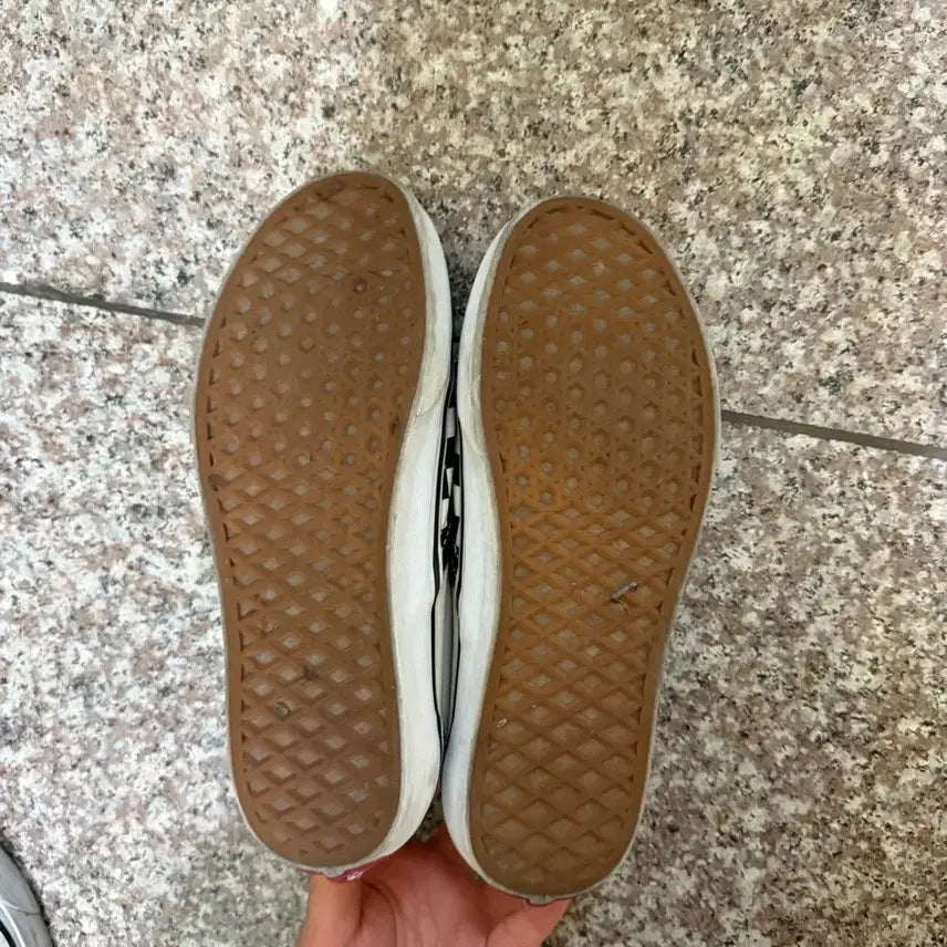 [BUNJANG] Vans Checkerboard Slip-On Shoes 240 / 반스 체커보드 슬립온 신발 240