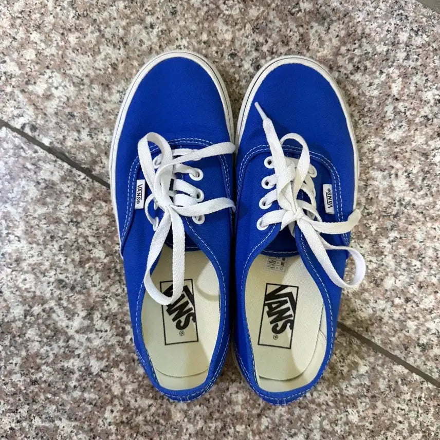 [BUNJANG] Vans Authentic Blue Sneakers Size 235 / 반스 어센틱 블루 스니커즈 235