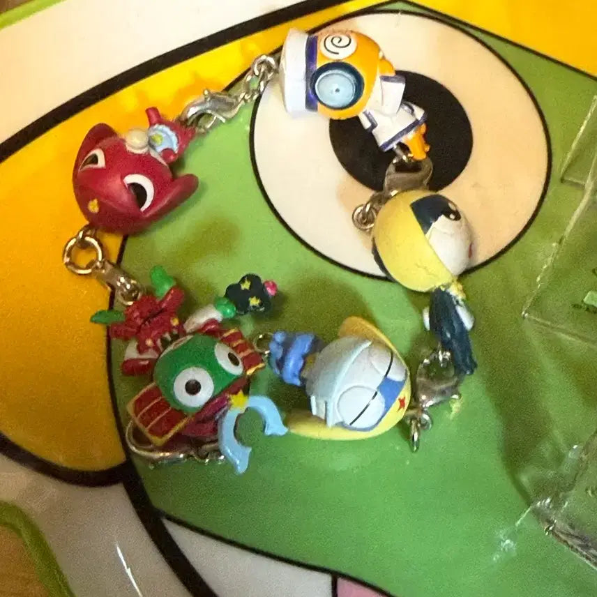 [BUNJANG] Classic Keroro Connectable Keychain / 고전 케로로 줄줄이 연결키링