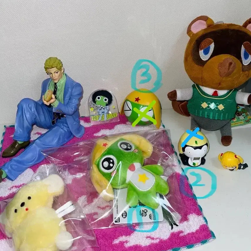 [BUNJANG] Bandai Keroro Mascot Keychain / 케로로 마스코트 키링