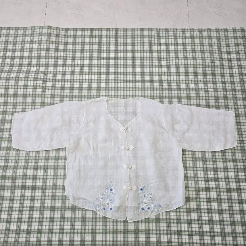 [BUNJANG] Ramie Embroidered Shirt / 4ㅡ모시 모시 자수 셔츠ㅡ663