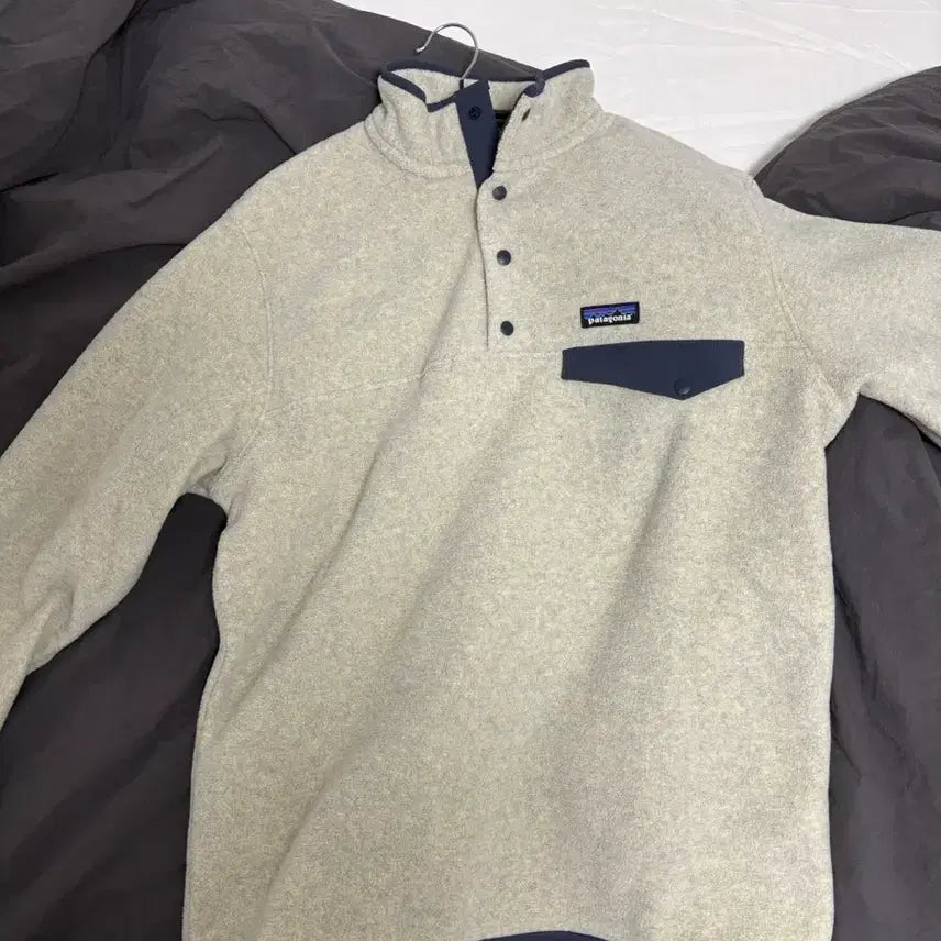 [BUNJANG] Patagonia Lightweight Synchilla Snap-T Fleece Pullover Oatmeal Heather / [L] 파타고니아 라이트웨이트 신칠라 스냅-T 플리스 풀오버 오트밀 헤더