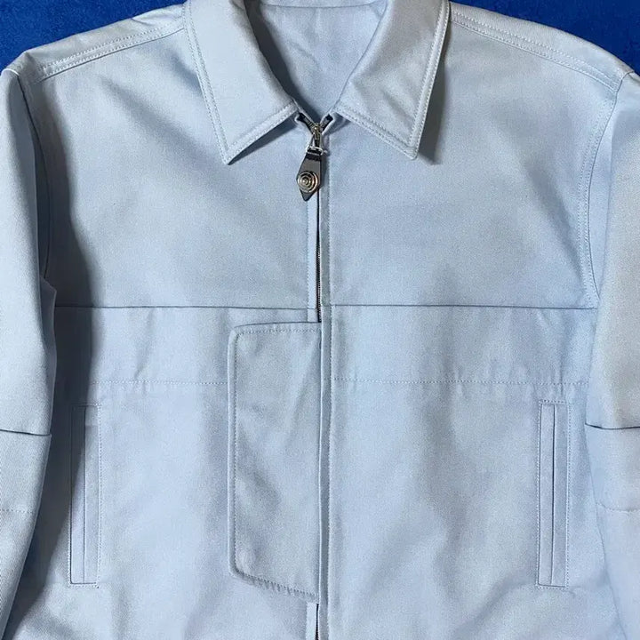 [BUNJANG] WE11DONE Sky Blue Sample Work Jacket / WE11DONE 웰던 하늘색 워크 자켓 (샘플)