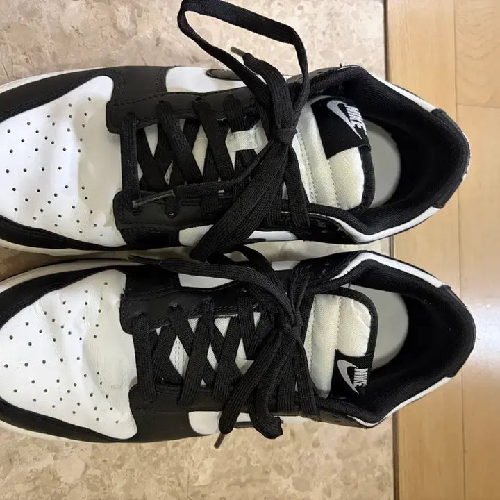 [BUNJANG] Nike Dunk Low "Panda" 270 Black/White / 나이키 범고래 270(거의 새상품)